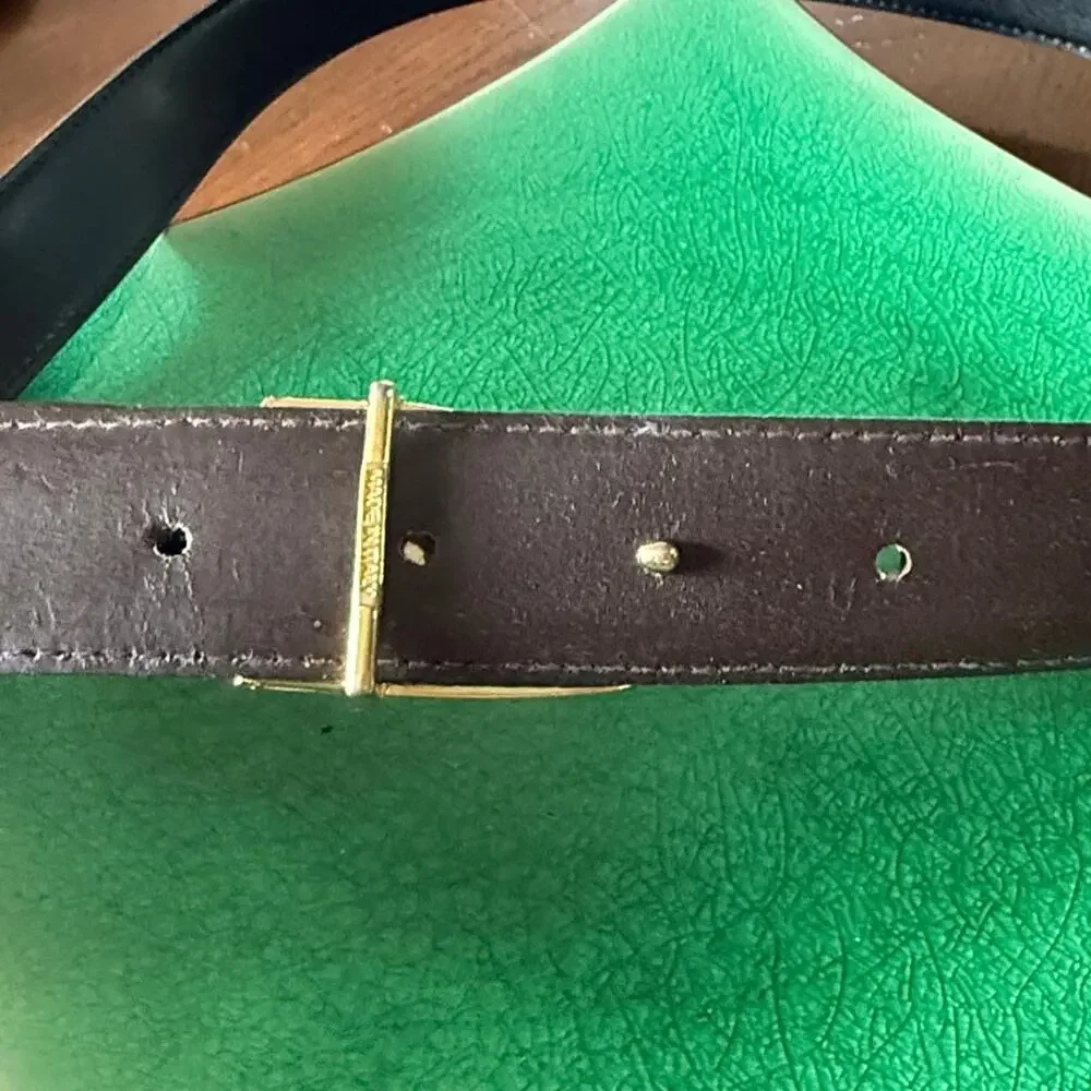 Pierre Cardin Reversible Belt Mens Vintage Logo Size 38
